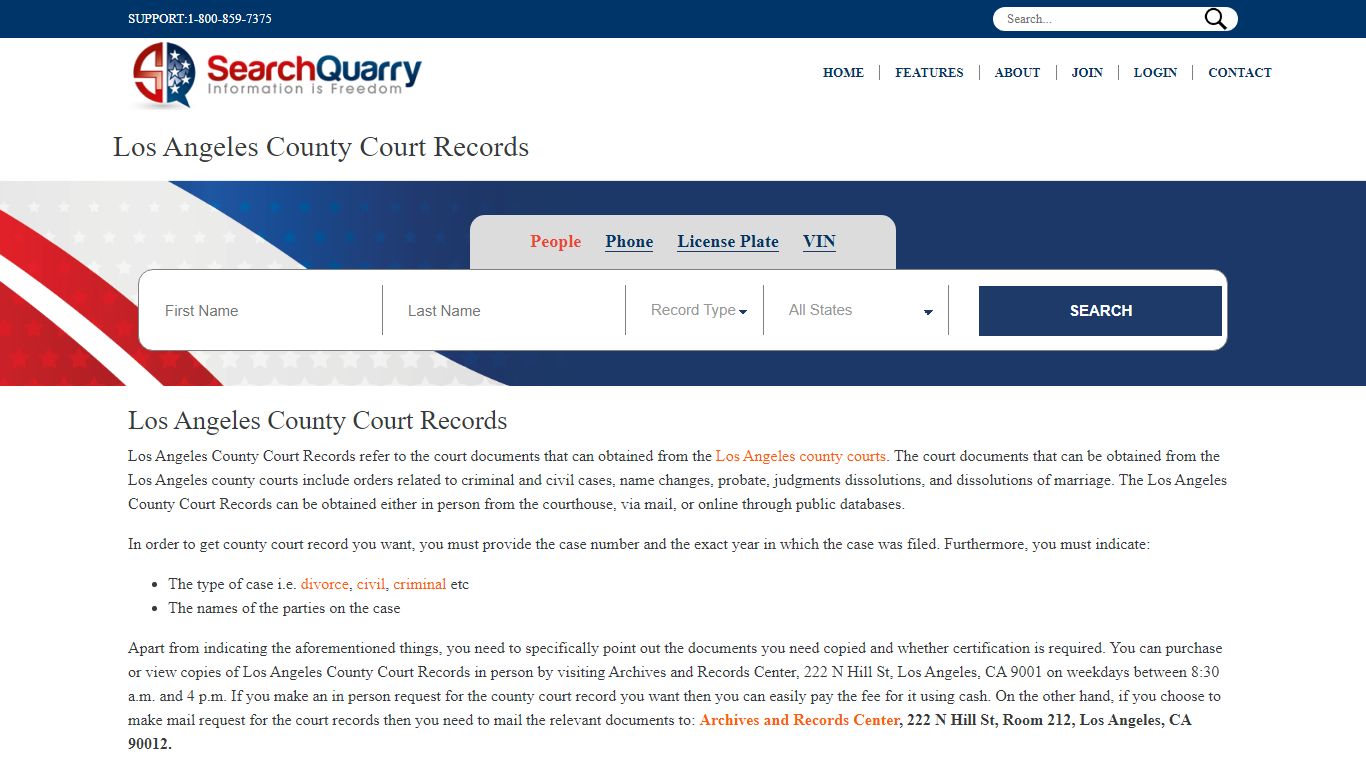 Los Angeles County Court Records - Search County Court Records Online